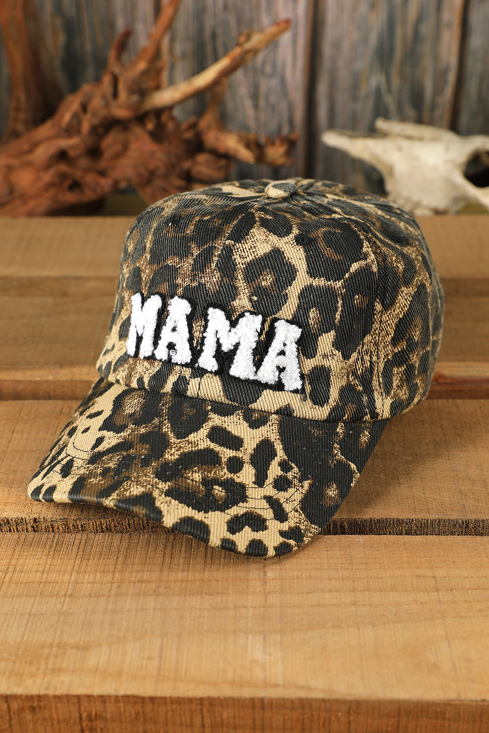 Leopard MAMA Embroidered Baseball Cap