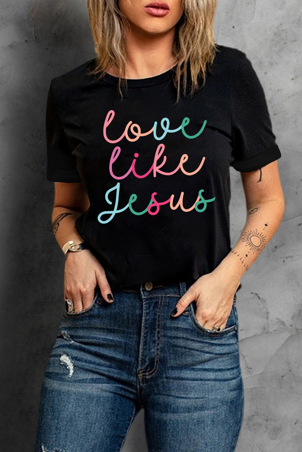 Love Like Jesus Graphic T Shirt