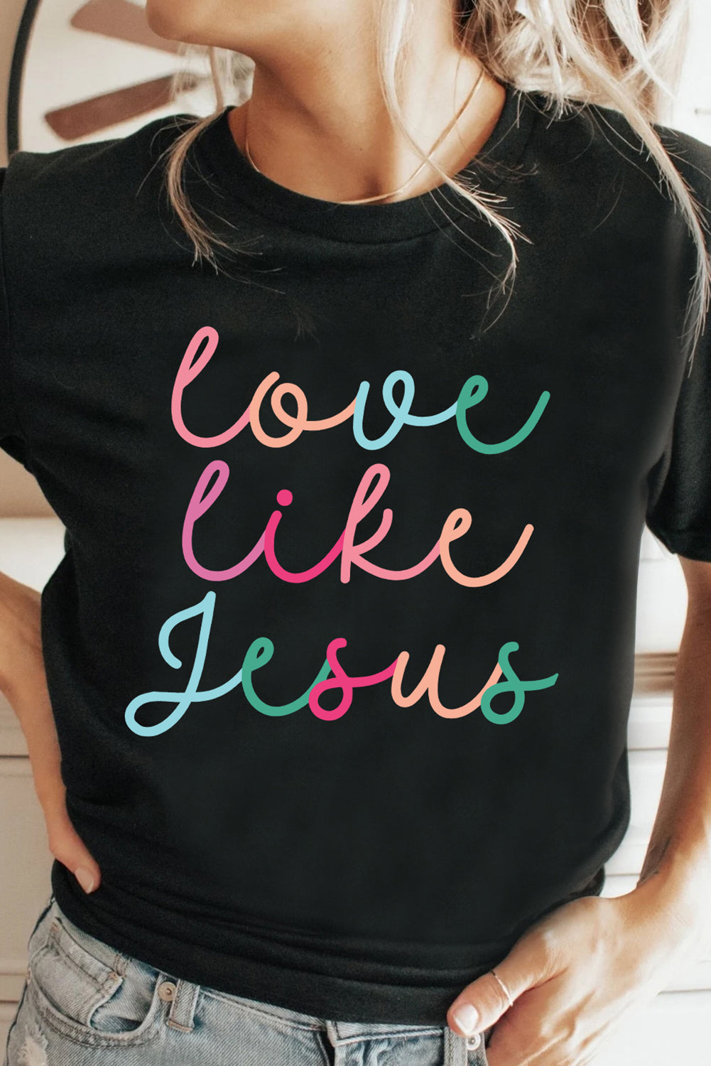 Love Like Jesus Graphic T Shirt